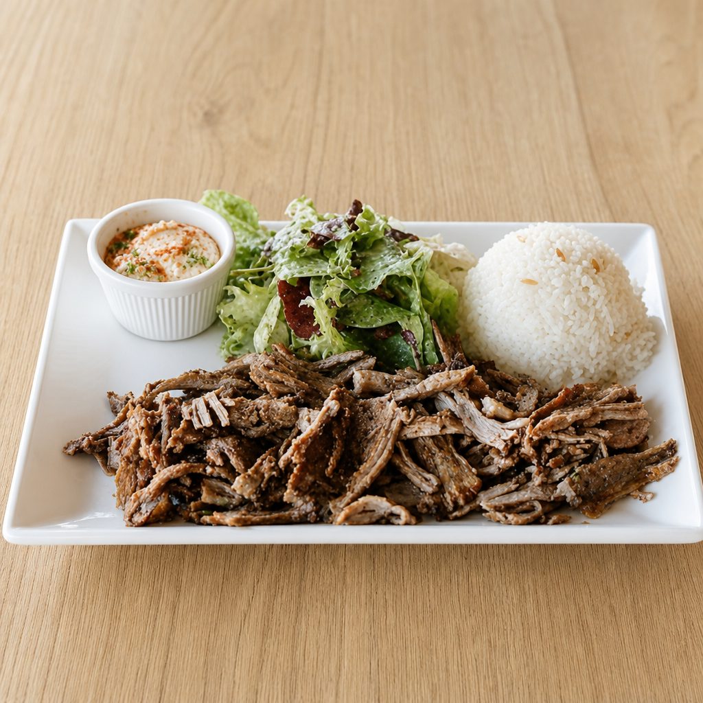 Lamb Shawarma Plate.