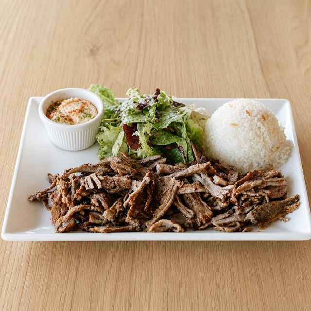 Lamb Shawarma Plate.