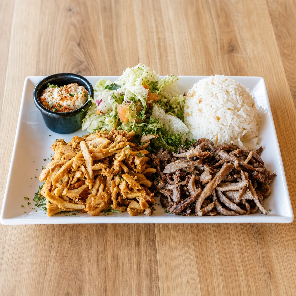 Combo Shawarma Plate.