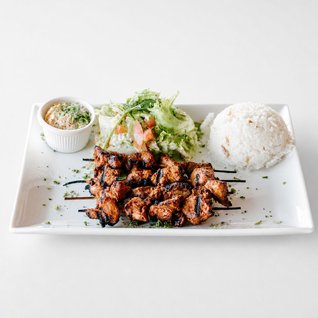 Lamb Shish Kebab.