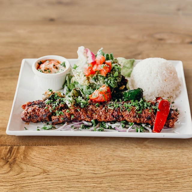 Adana Kebab Plate.