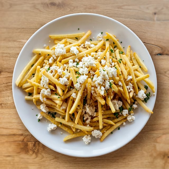 Garlic Feta Fries.