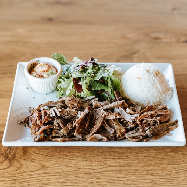 Lamb Shawarma Plate.