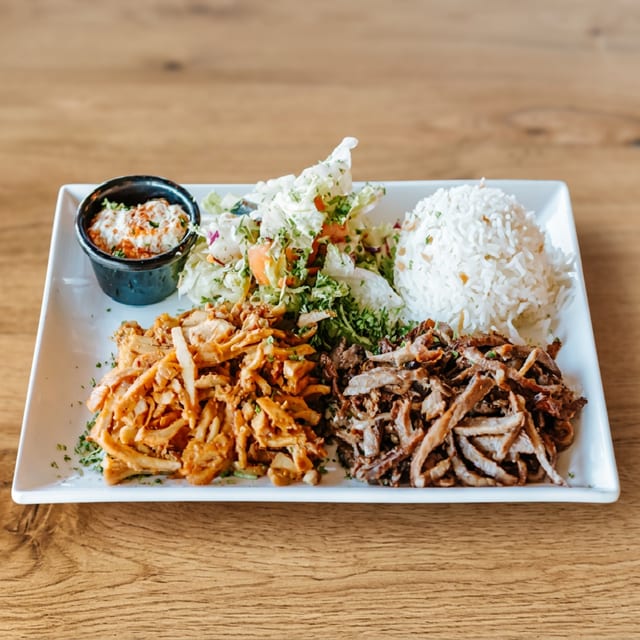 Combo Shawarma Plate.