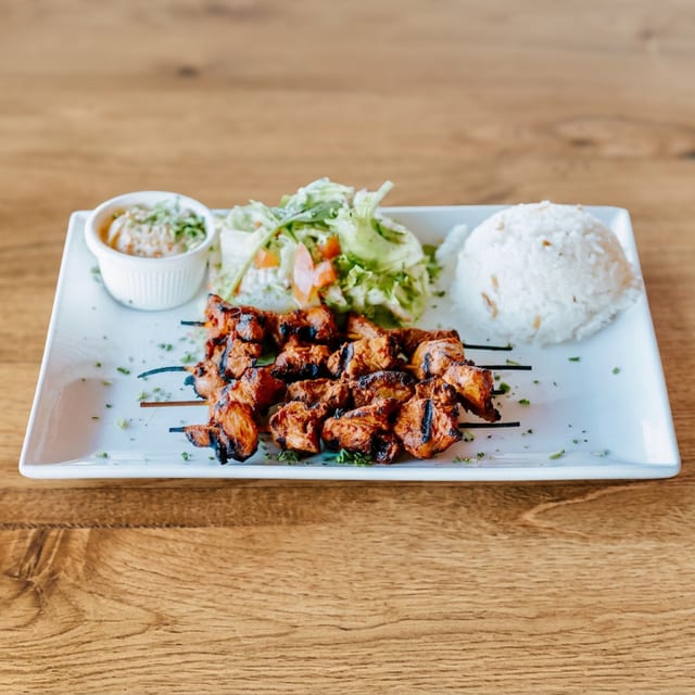 Lamb Shish Kebab.