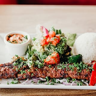 Adana Kebab Plate